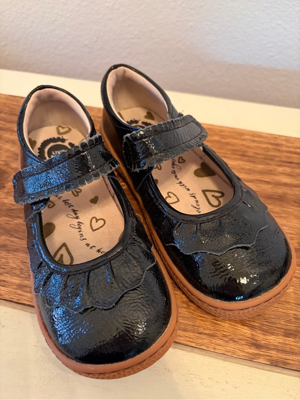 Livie & Luca RUCHE CLASSIC Mary Jane Black Size 12